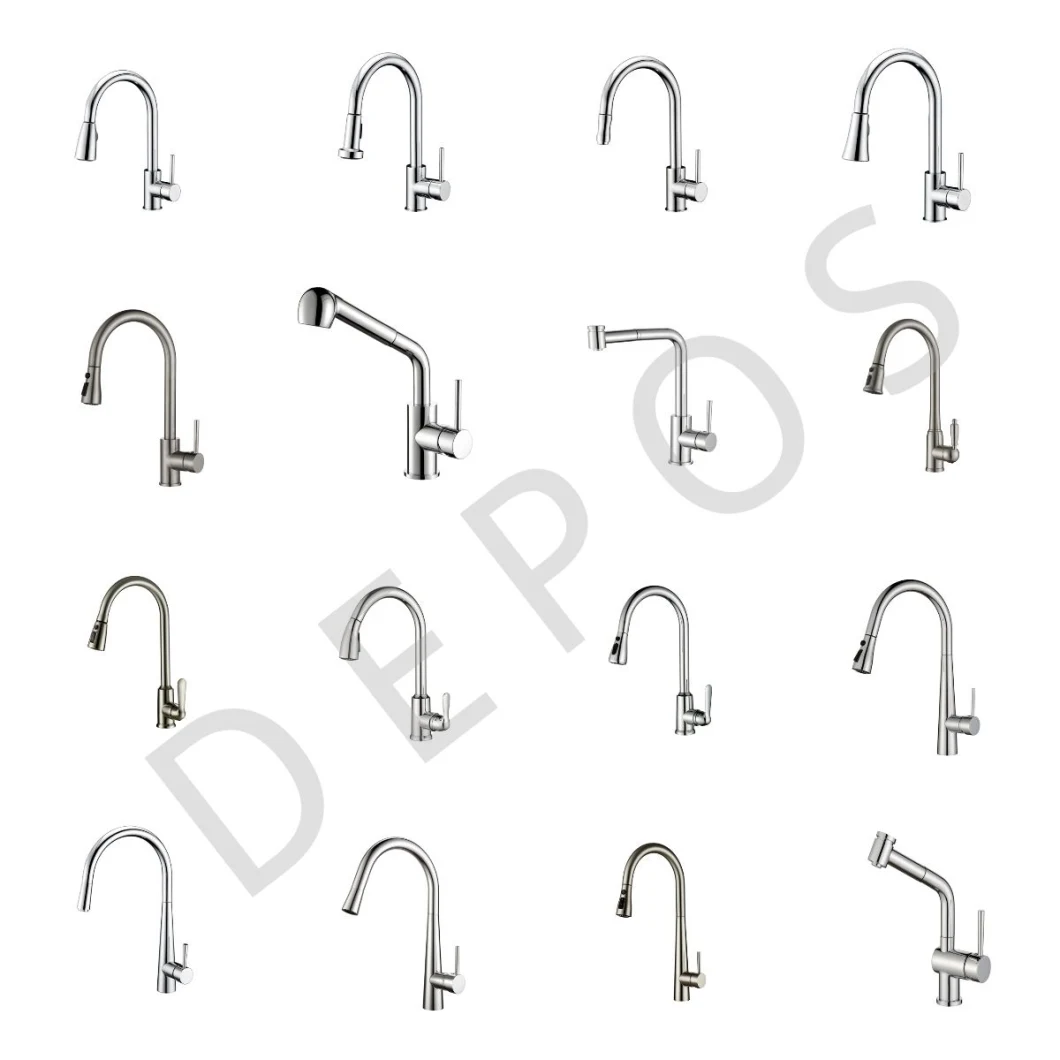 Brass Kitchen Faucet with Hot and Cold Function Kitchen Mixer