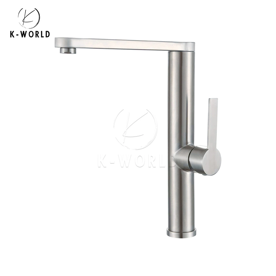 K-World Small Rotating Kitchen Faucet Manufacturing Sample Available Foldable Kitchen Faucet China High Efficiency Wall Mounted Kitchen Faucet