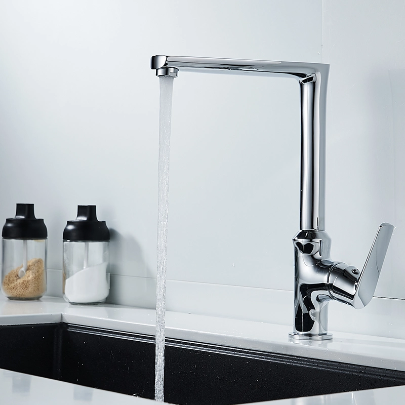 Momali Modern Chrome Kitchen Sink Faucet with Single Handle