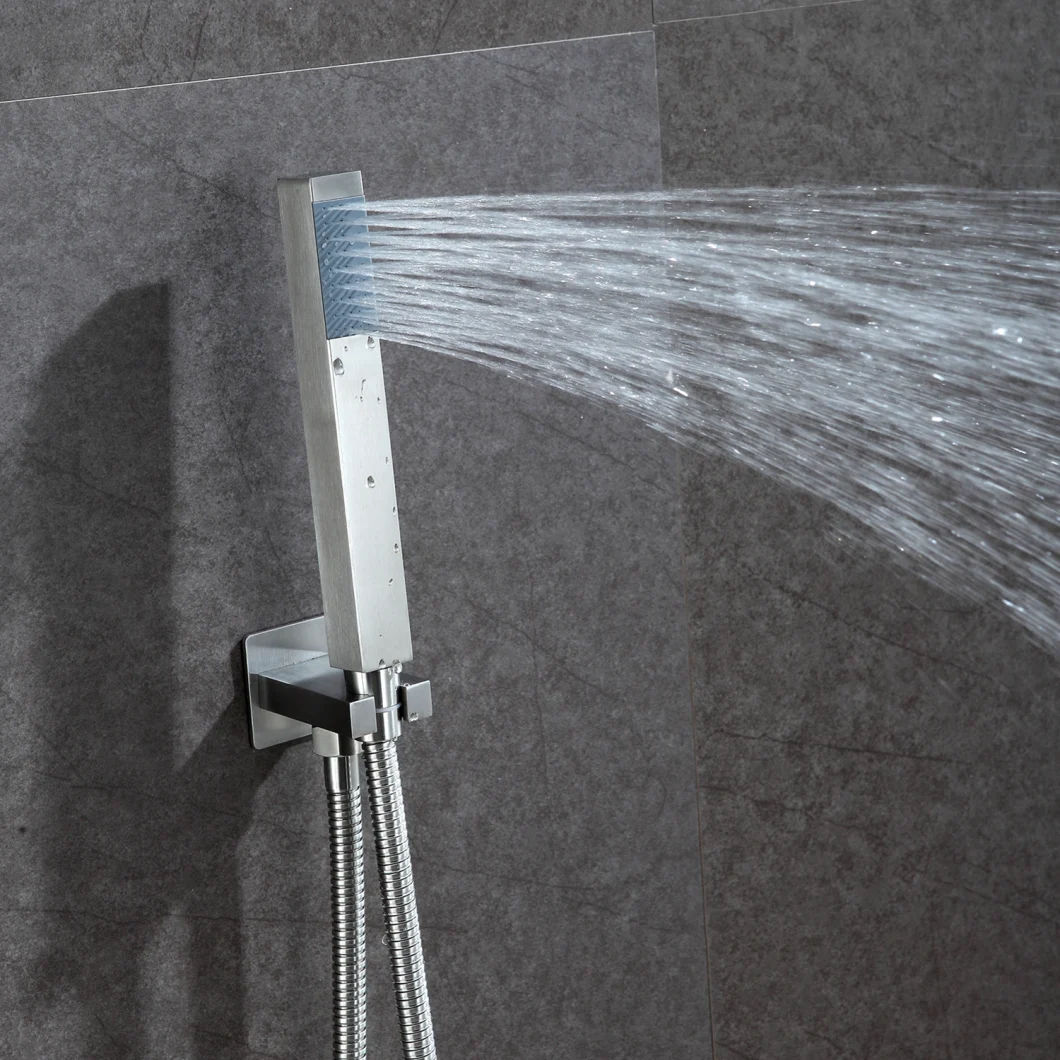 Three Function Shower Set with Super Slim Rain Shower Head