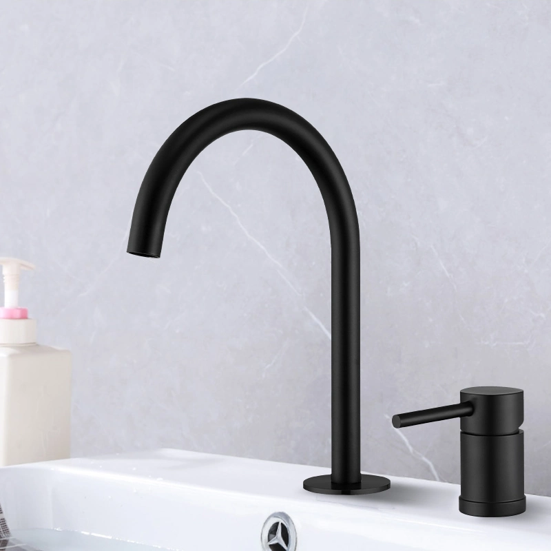 China Factory Price Black Touchless Kitchen Faucet Pull-Down Faucet
