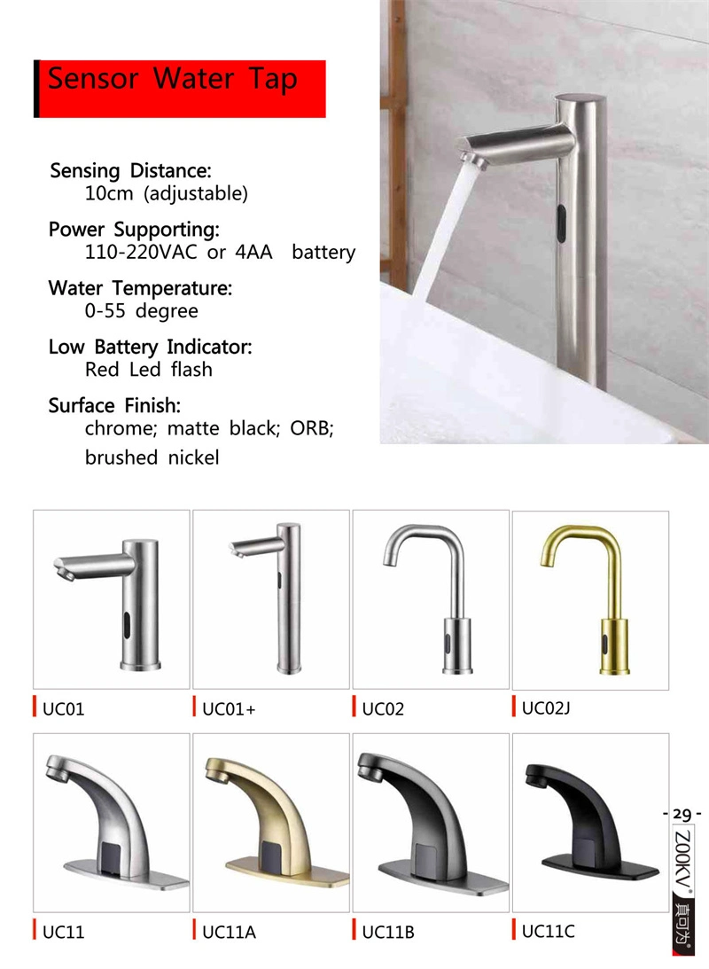 Bathroom Water Saving Kitchen Smart Basin Automatic Touchless Sensor Faucet for Sale