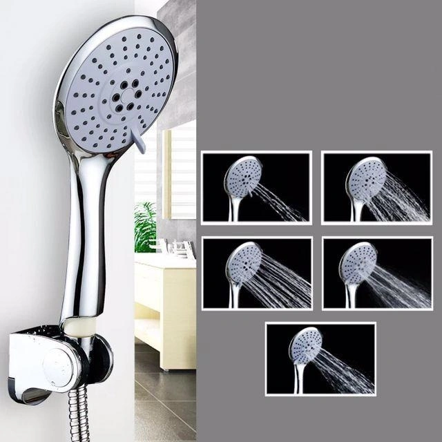 Shower Head Replacementhigh Pressure and Water Saving Handheld Shower Head with 5 Spray