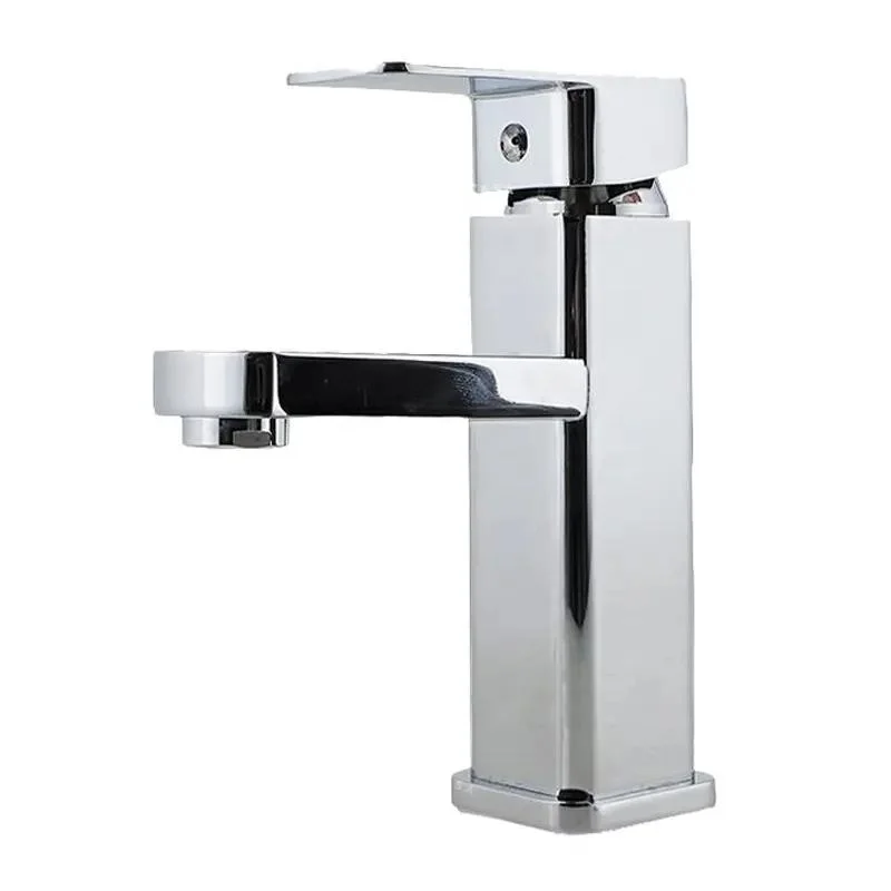 Ware Single Hole Waterfall Water Tap Bathroom Kitchen Brass Mixer Basin Faucet Sample Customization