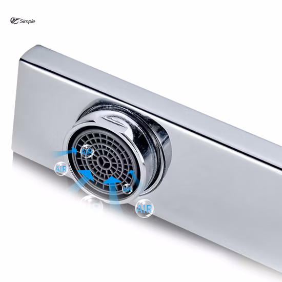 단일 구멍 벽걸이 형 식품 저장실 믹서 탭 - 뜨겁고 차가운